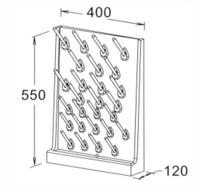 YL 2403 小單面(miàn)滴水架